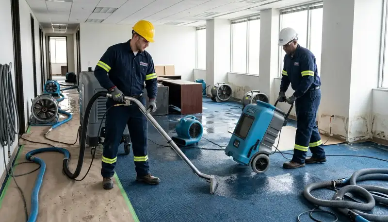Commercial water damage restoration in Conroe, TX for 24/7 flood and moisture cleanup