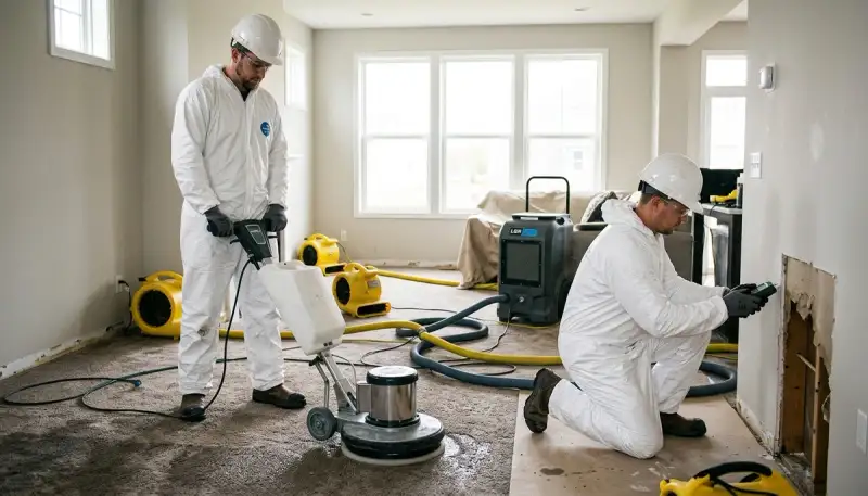 Emergency water damage restoration services for homes in Conroe, TX