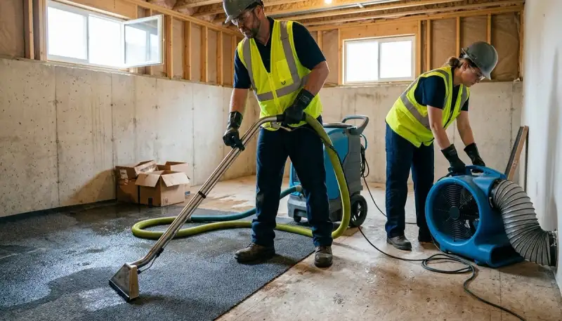 Emergency water removal in Conroe, TX for standing water cleanup and fast home restoration