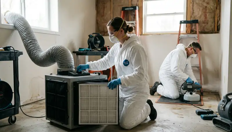 Odor removal service for water damage in Conroe, TX homes