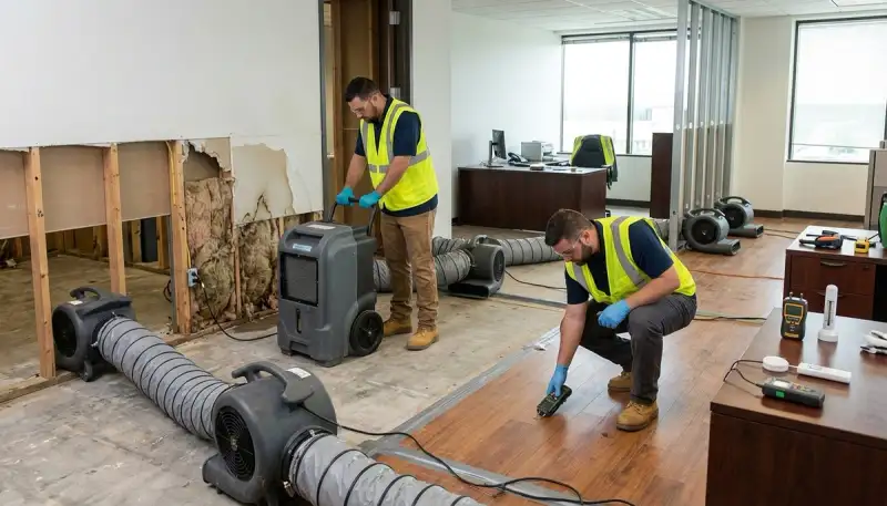 Structural drying for water damage in Conroe, TX homes after heavy rains and flooding