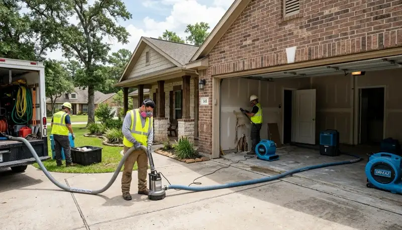 Water damage restoration team serving Conroe, TX for fast cleanup and repairs