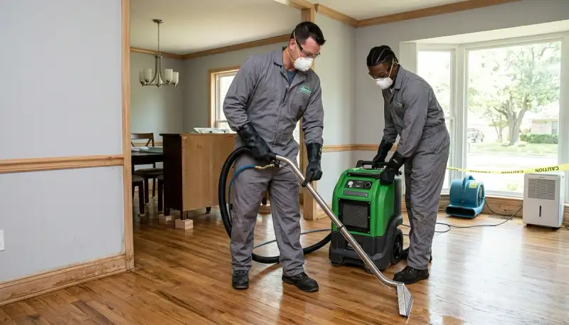 Water damage restoration team serving Conroe, TX for fast flood cleanup and repair